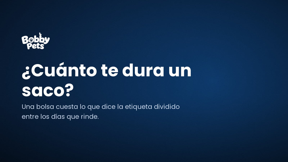 Guía Bobby Pets: cuánto dura un saco de comida