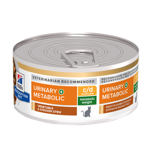 Hill's Prescription Diet Gato c/d Multicare + Metabolic Lata Estofado Pollo y Vegetales 82 g