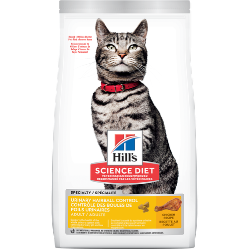 Hill's Science Diet Gato Adulto Control Urinario y Bolas de Pelo Pollo 1.5 KG