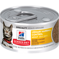 Hill's Science Diet Gato Adulto Control Urinario y Bolas de Pelo Lata 82 g