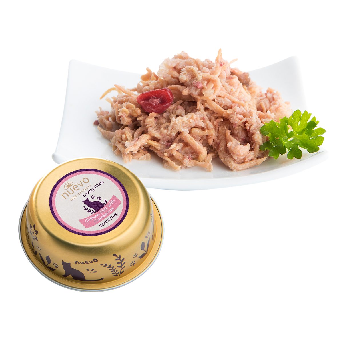 Nuevo Sensitive Gato Adulto Pollo con Arandanos 85 g
