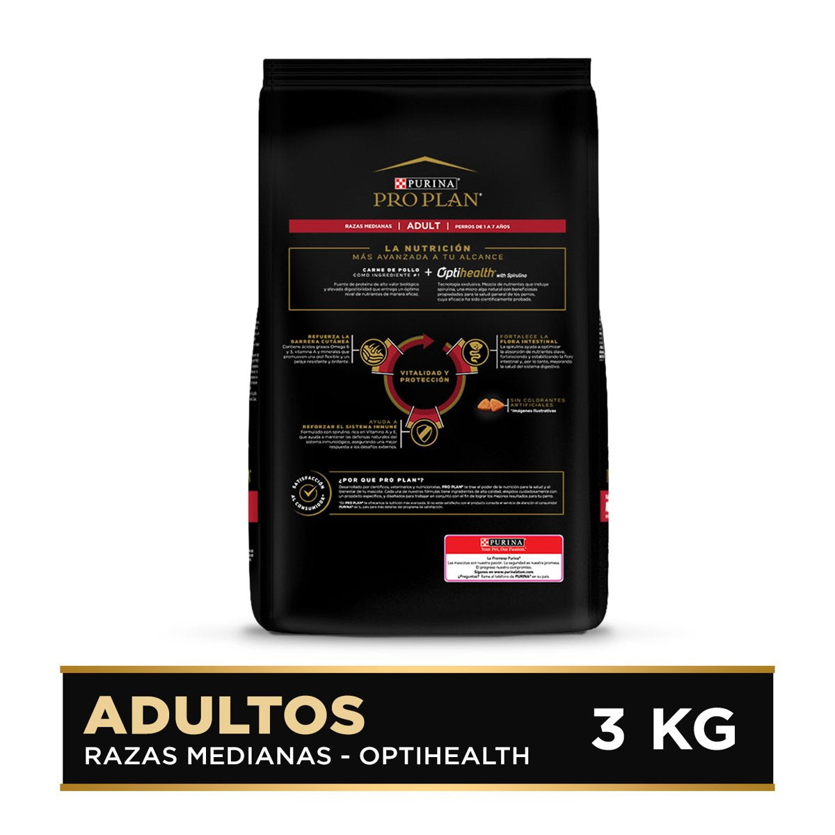 Pro Plan PLAN Adult Medium Breed 6x3kg