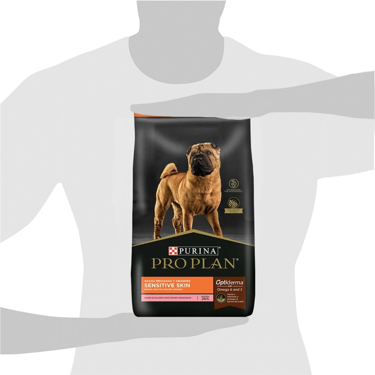 Pro Plan PLAN Sensitive Skin M/L 6x3kg