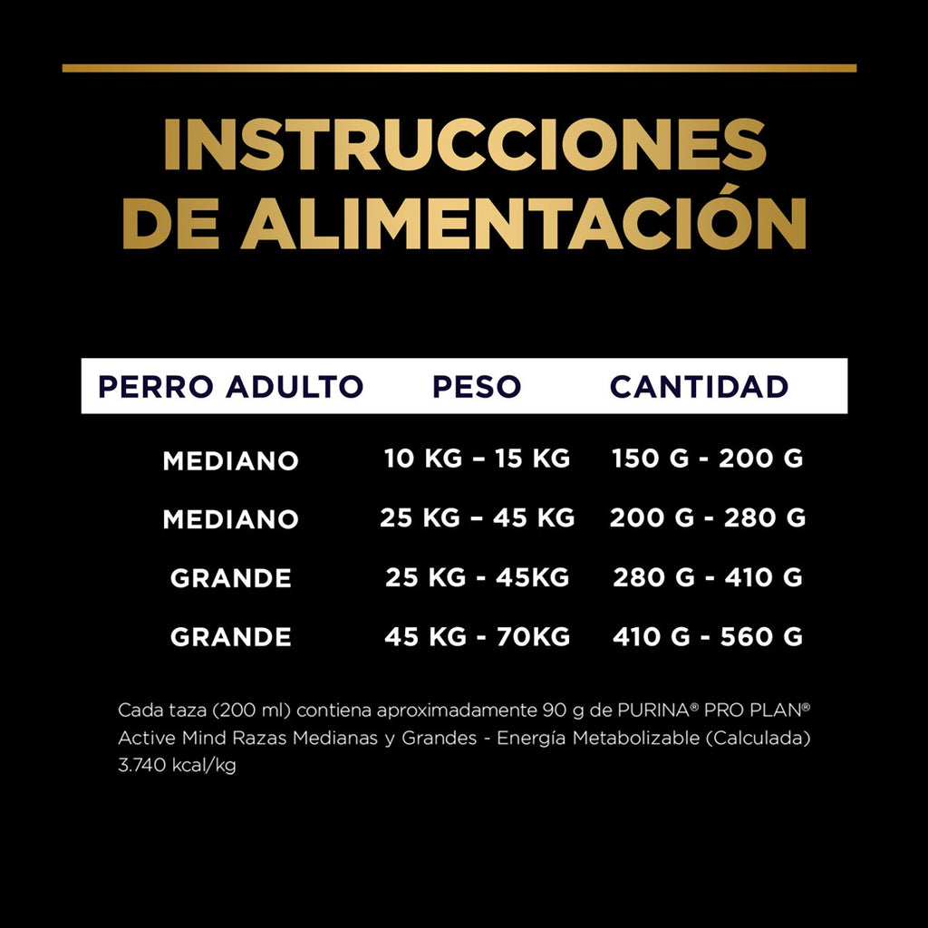 Pro Plan PLAN Active Mind 7+ Med Lrg 15kg