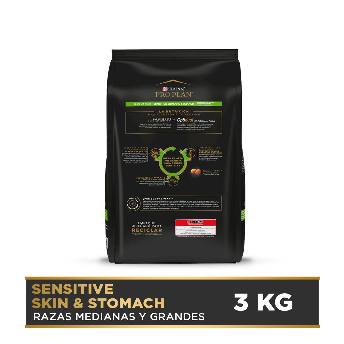Pro Plan PROPLAN PrrAdtStveStomach M/GRz 6x3kgAR