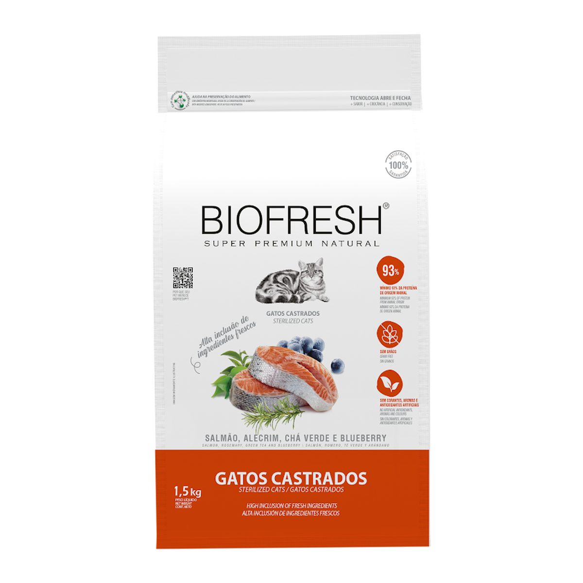 Biofresh Gato Esterilizados Salmon 1.5 KG