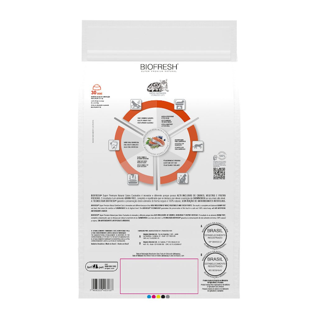 Biofresh Gato Esterilizados Salmon 1.5 KG