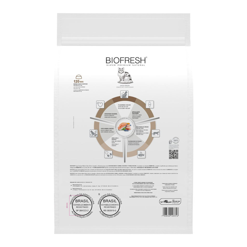 Biofresh Gato Adulto Senior Pescado Blanco 7.5 KG