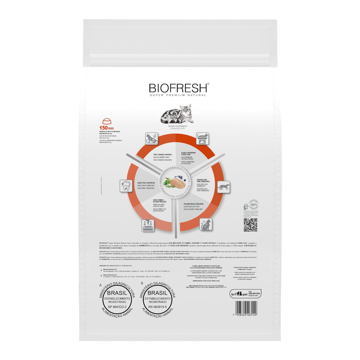 Biofresh Gato Esterilizados Pollo 7.5 KG