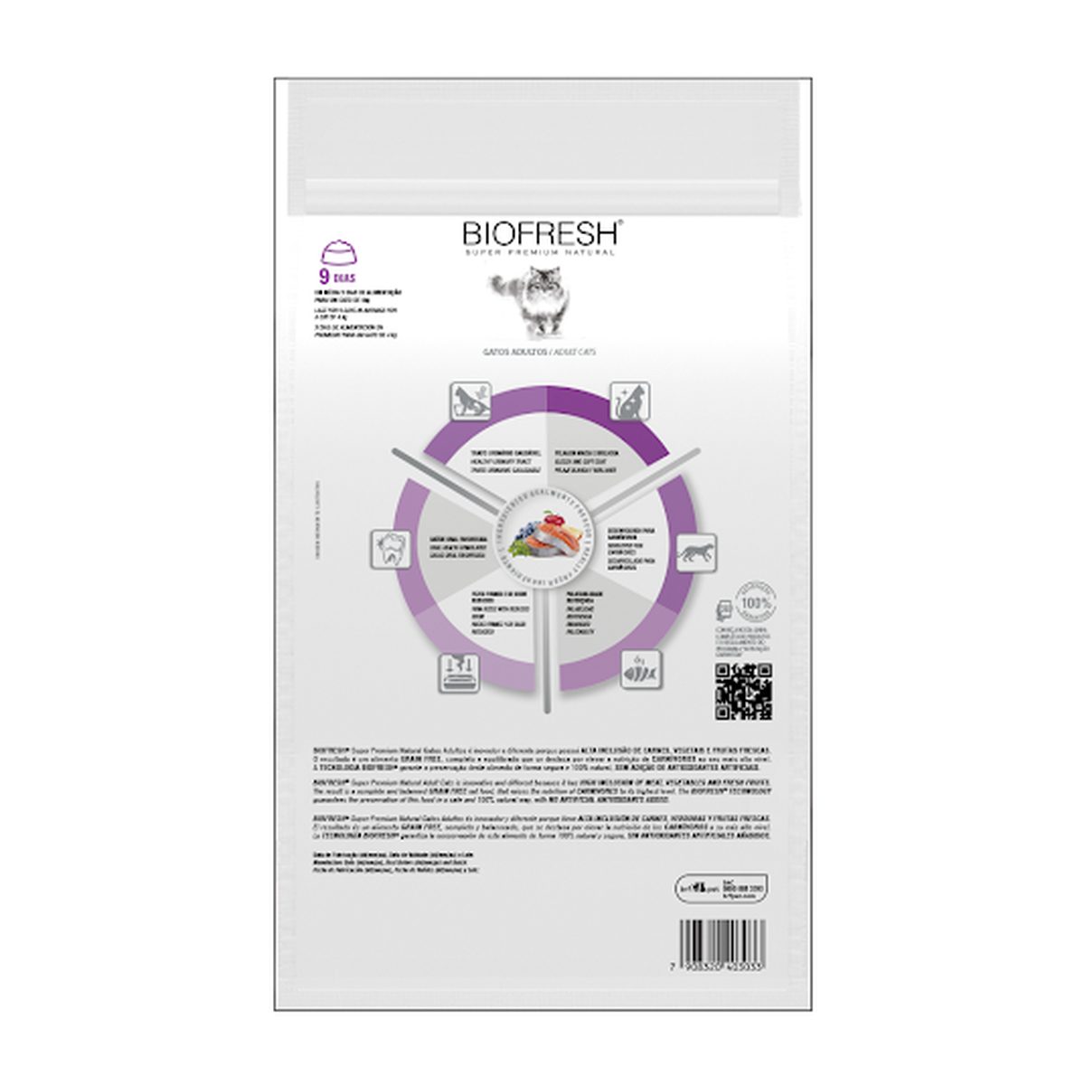 Biofresh Gato Adultos Salmon 400 g