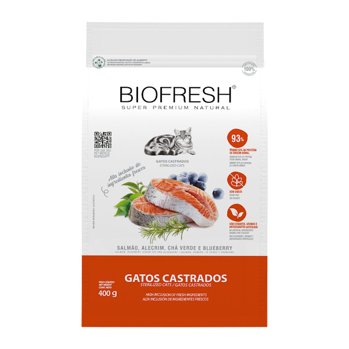 Biofresh Gato Adulto Esterilizados Salmon 400 g