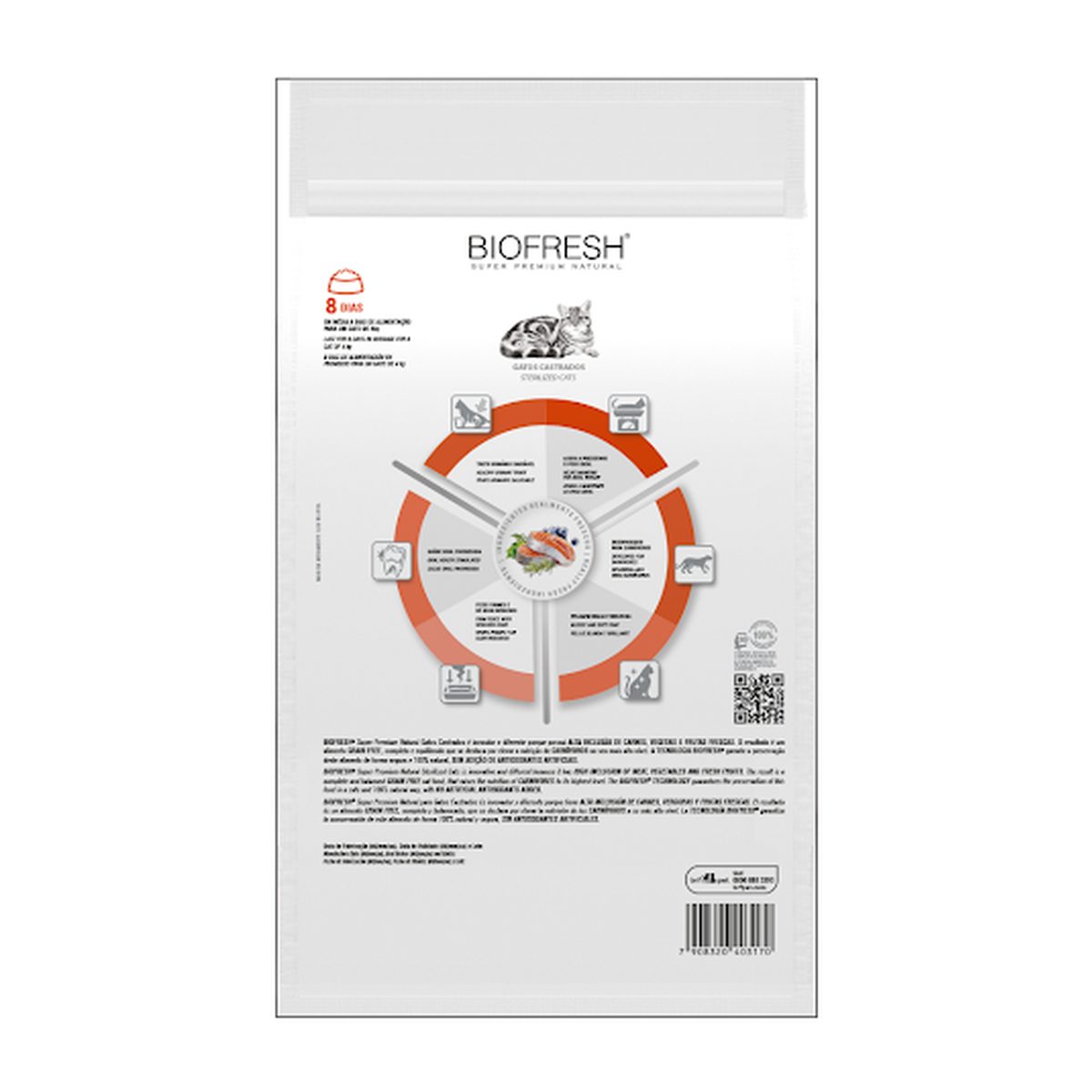 Biofresh Gato Adulto Esterilizados Salmon 400 g