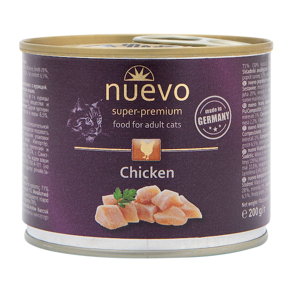 Nuevo Gato Adulto Pollo 200 g