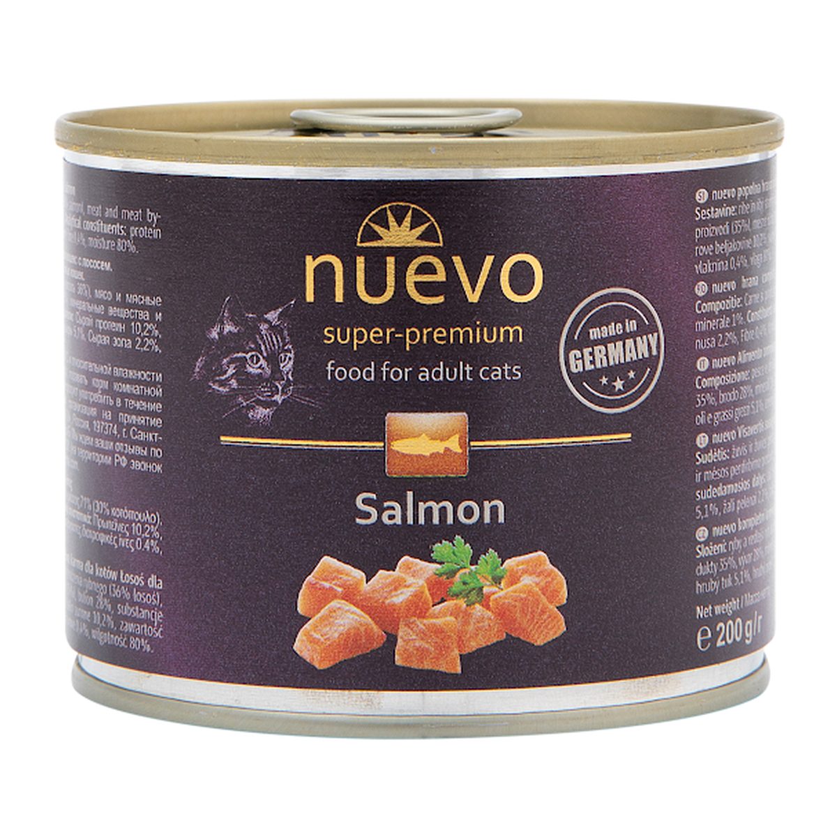 Nuevo Gatitos Pollo con Arroz y Aceite de Salmon 200 g