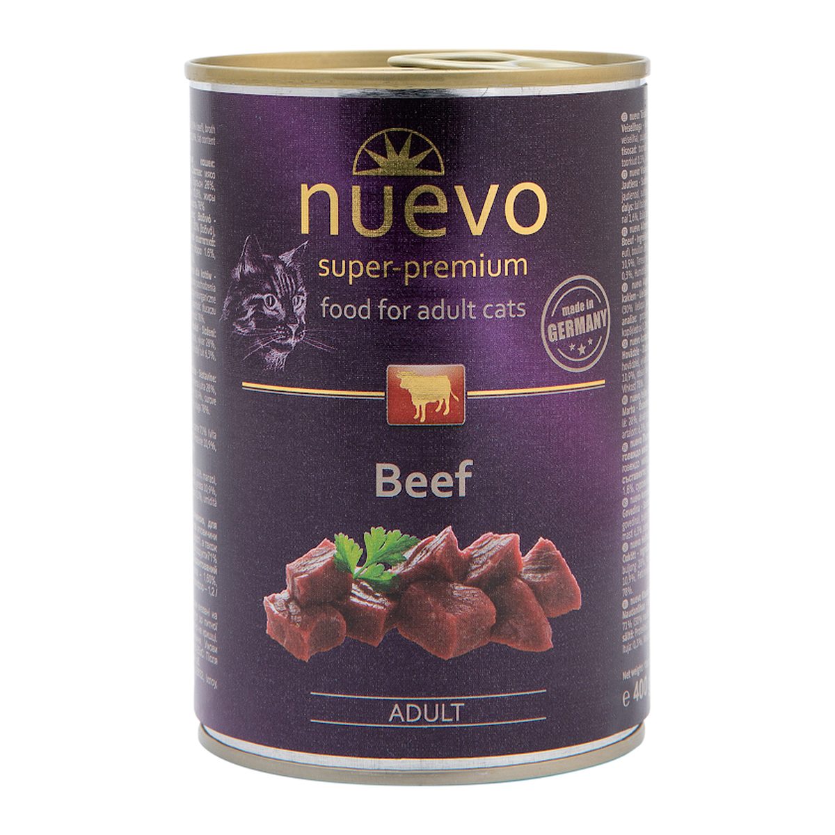 Nuevo Gato Adulto Carne de Res 400 g