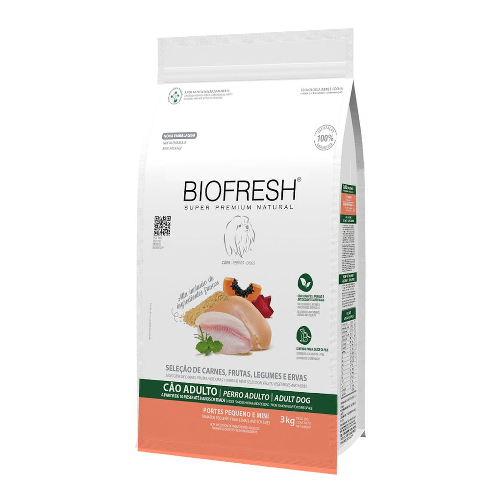 Biofresh Perro Adultos Razas Pequeñas Mix de Carnes 3 KG