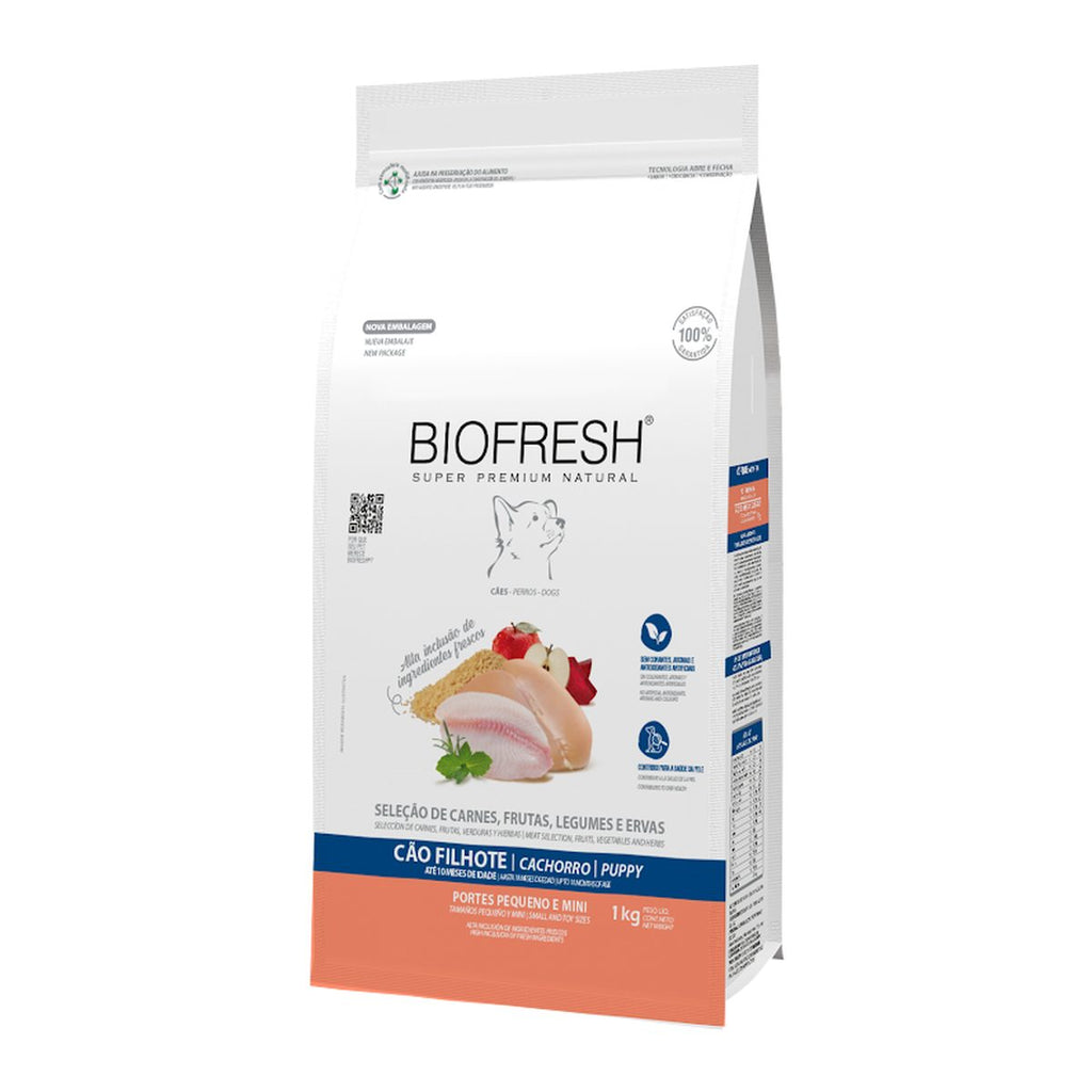 Biofresh Perro Cachorros Razas Pequeñas Mix de Carnes 1 KG
