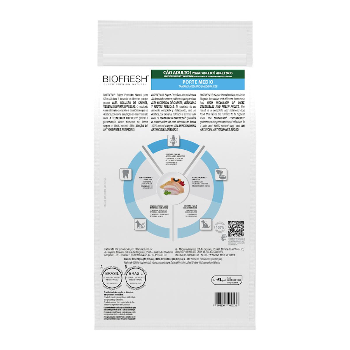 Biofresh Perro Adultos Medianos Mix de Carnes 3 KG
