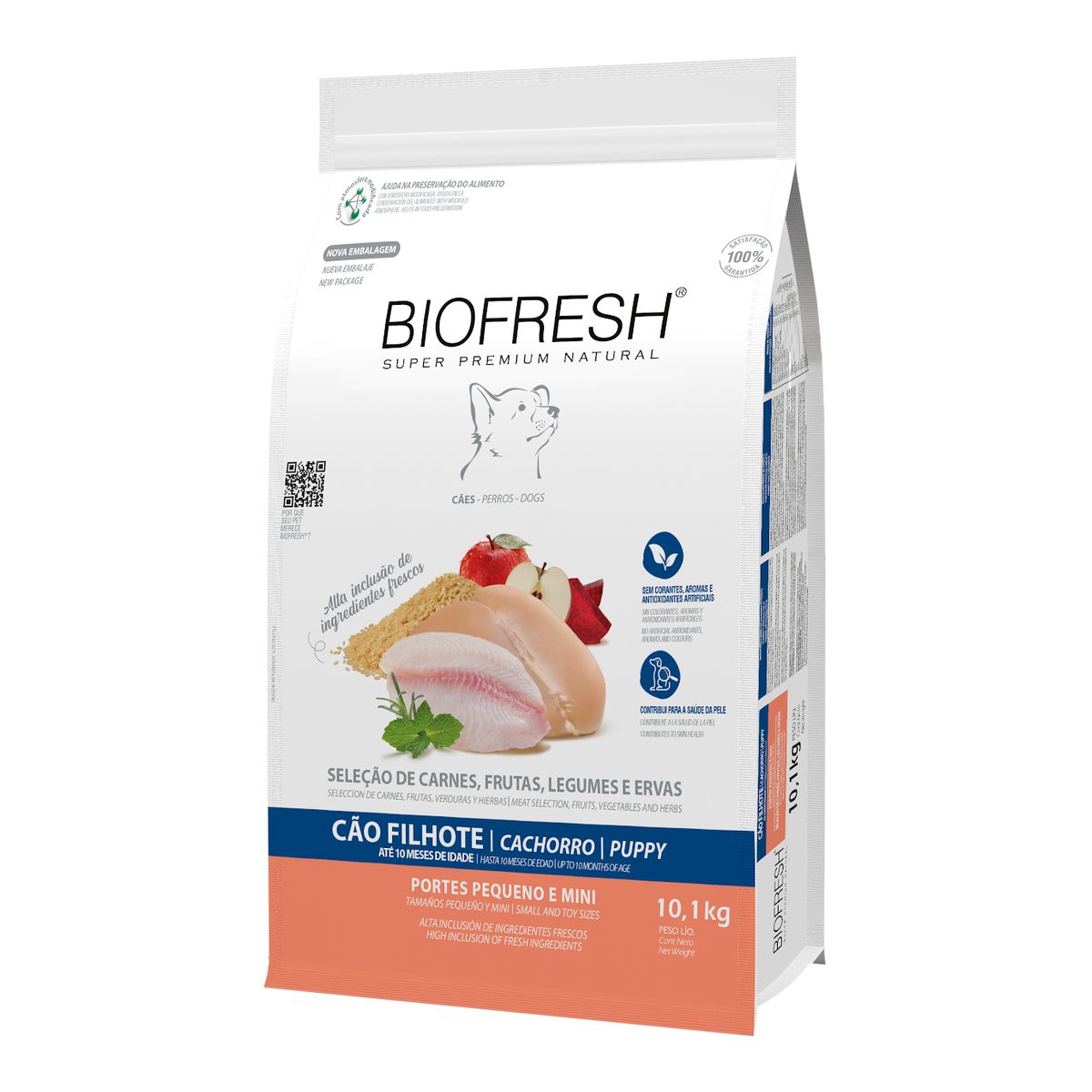 Biofresh Perro Cachorros Razas Pequeñas Mix de Carnes 10.1 KG