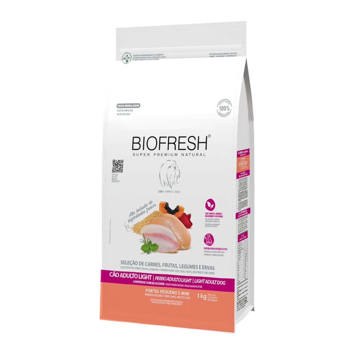 Biofresh Perro Adultos Light Razas Pequeñas Mix de Carnes 1 KG
