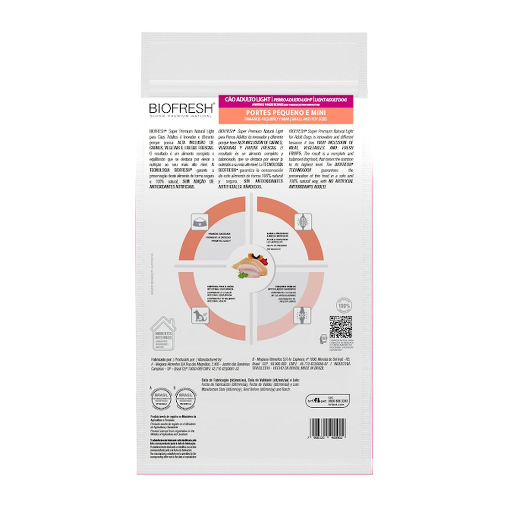 Biofresh Perro Adultos Light Razas Pequeñas Mix de Carnes 1 KG
