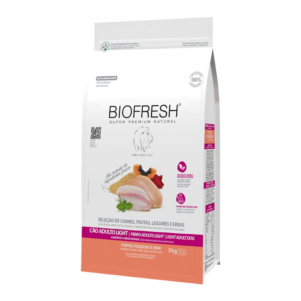 Biofresh Perro Adultos Light Razas Pequeñas Mix de Carnes 3 KG