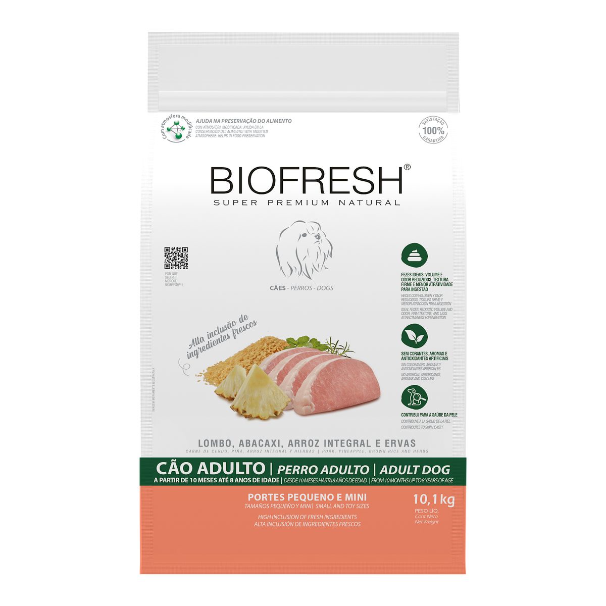 Biofresh Perro Adulto Razas Pequeñas Cerdo y Piña 10.1 KG