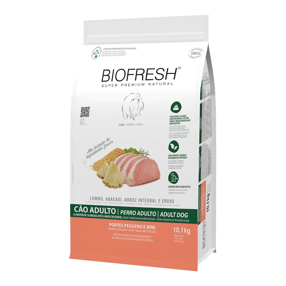 Biofresh Perro Adulto Razas Pequeñas Cerdo y Piña 10.1 KG