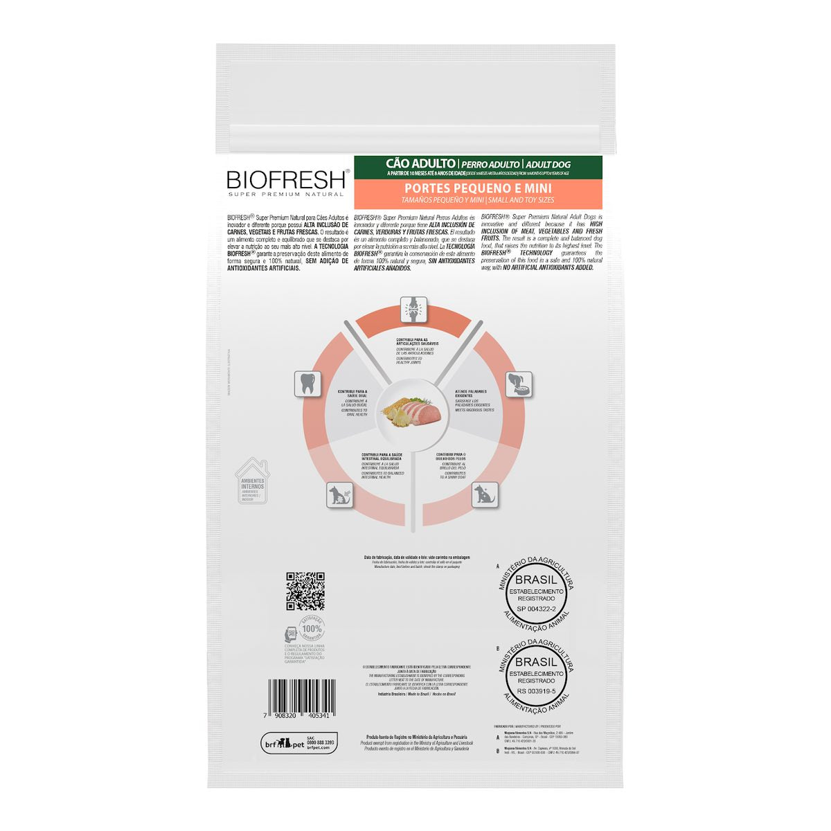 Biofresh Perro Adulto Razas Pequeñas Cerdo y Piña 10.1 KG