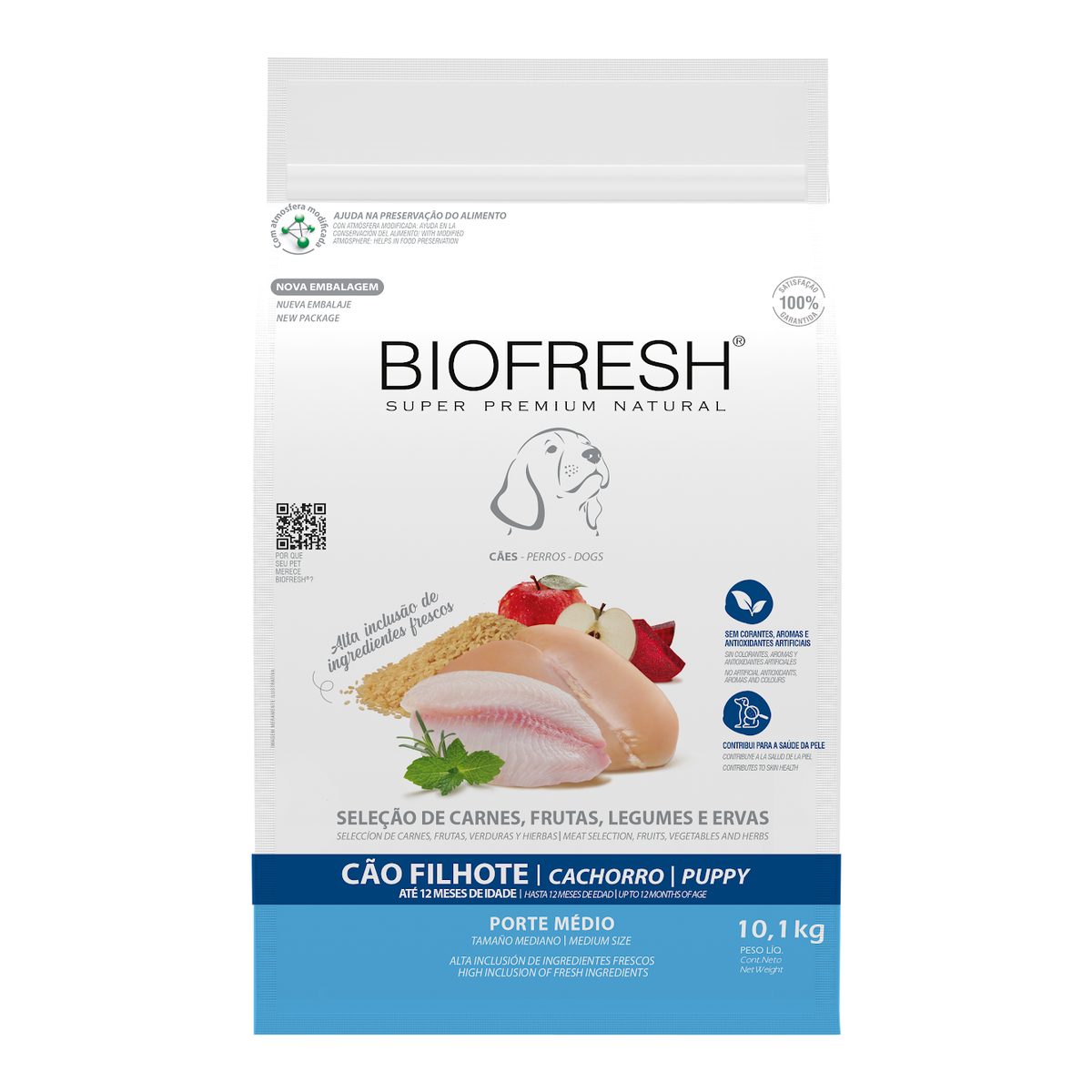 Biofresh Perro Cachorro Medianos Mix de Carnes de Res 10.1 KG
