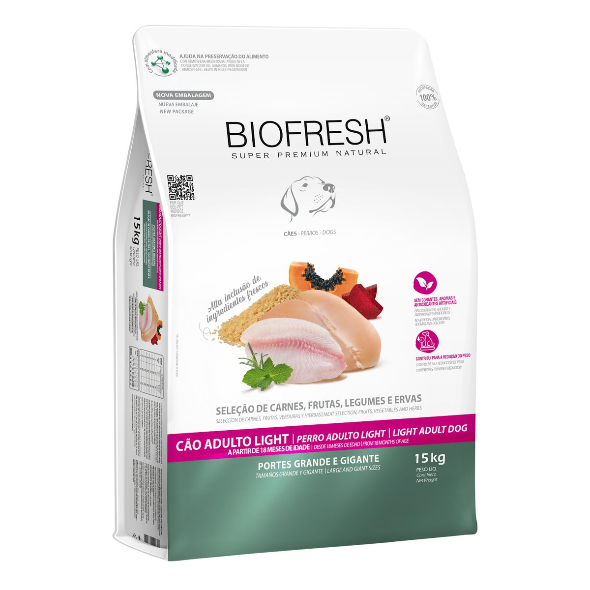 Biofresh Perro Adultos Light Grandes y Gigantes 15 KG