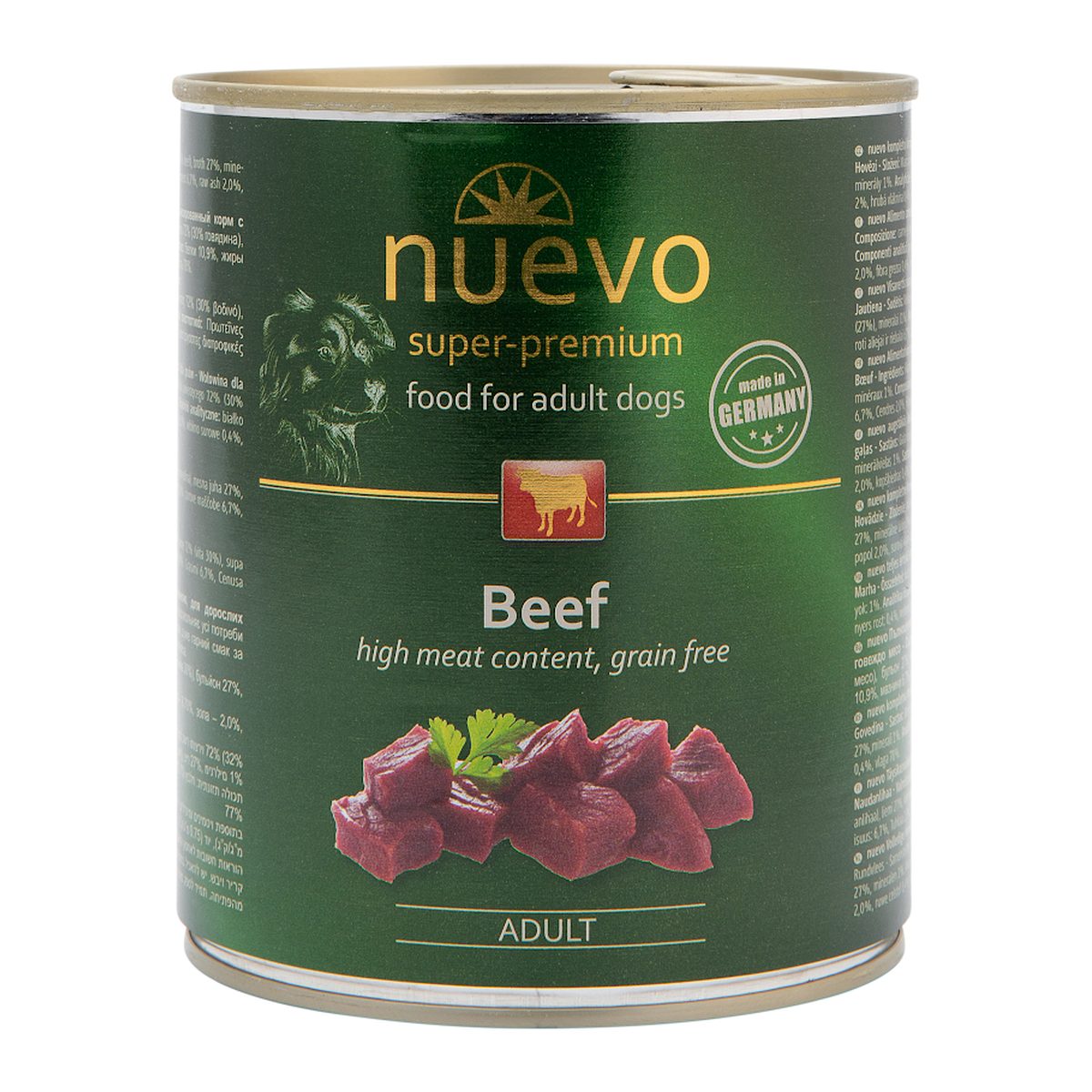 Nuevo Perro Adulto Carne de Res 800 g