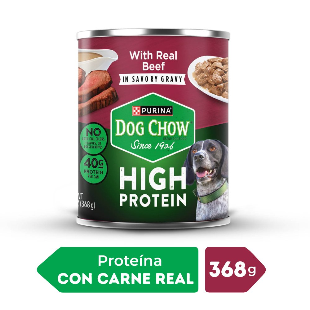 Dog Chow CHOW HIPRO Beef InGrv 12x13oz