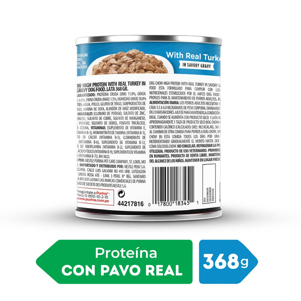 Dog Chow CHOW HIPRO Turkey InGrv 12x13oz