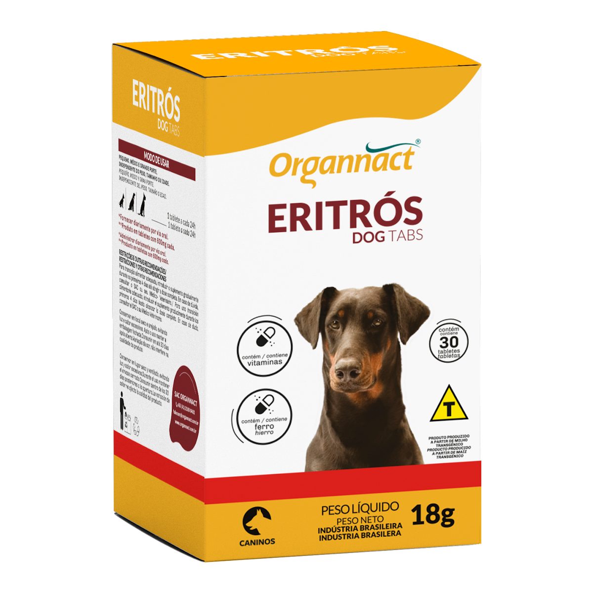 Organnact Eritros Perros Tabs 18 g