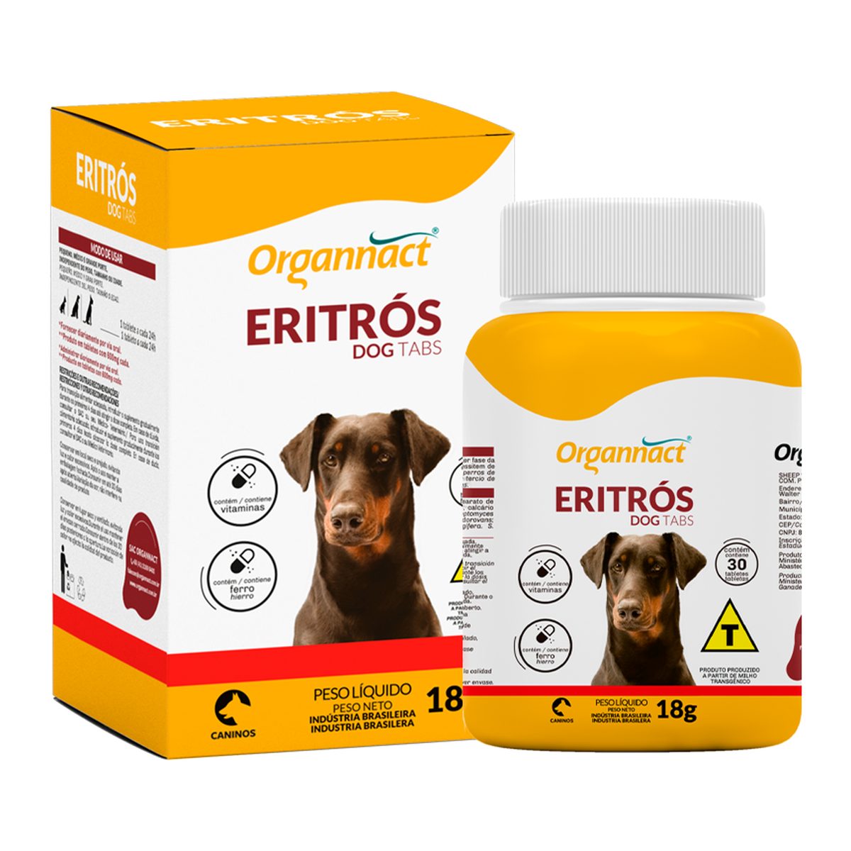 Organnact Eritros Perros Tabs 18 g