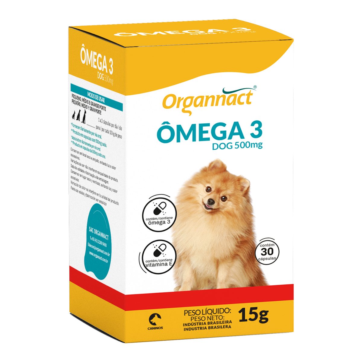 Organnact OMEGA 3 Perros 500mg