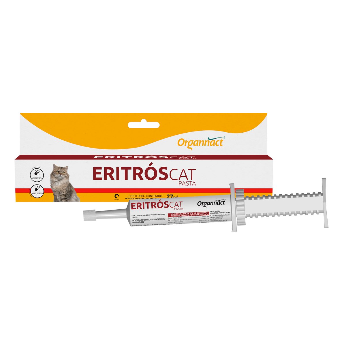 Organnact Eritros Gatos Pasta 27 ml