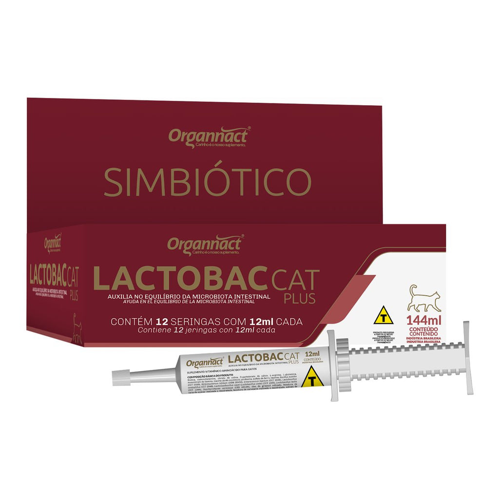Organnact Lactobac Gatos Plus 12 ml