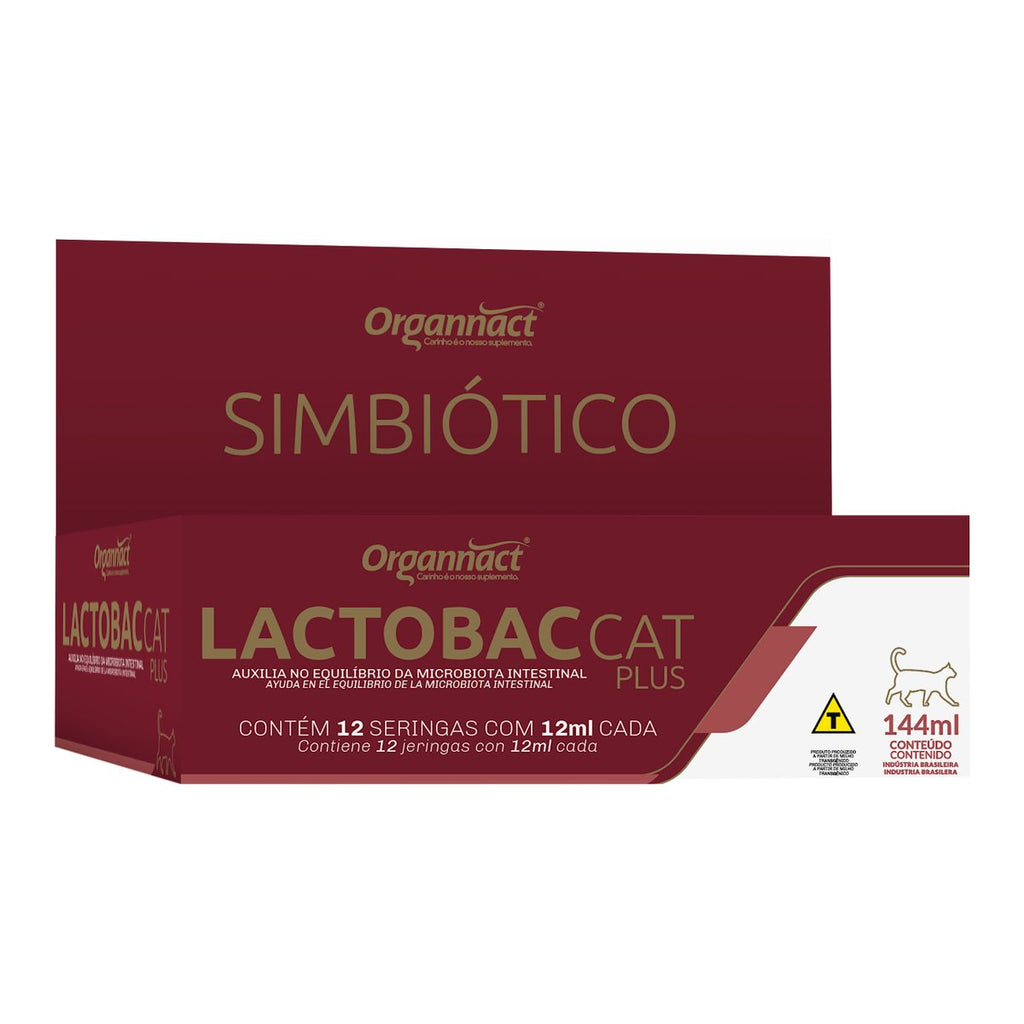 Organnact Lactobac Gatos Plus 12 ml