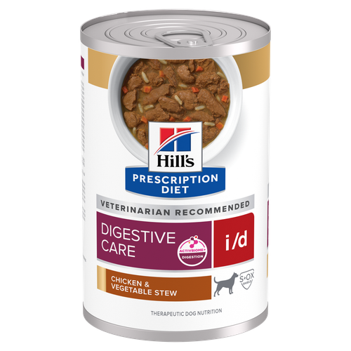 Hill's Prescription Diet Perro i/d Cuidado Digestivo Lata Estofado Pollo y Vegetales 354 g