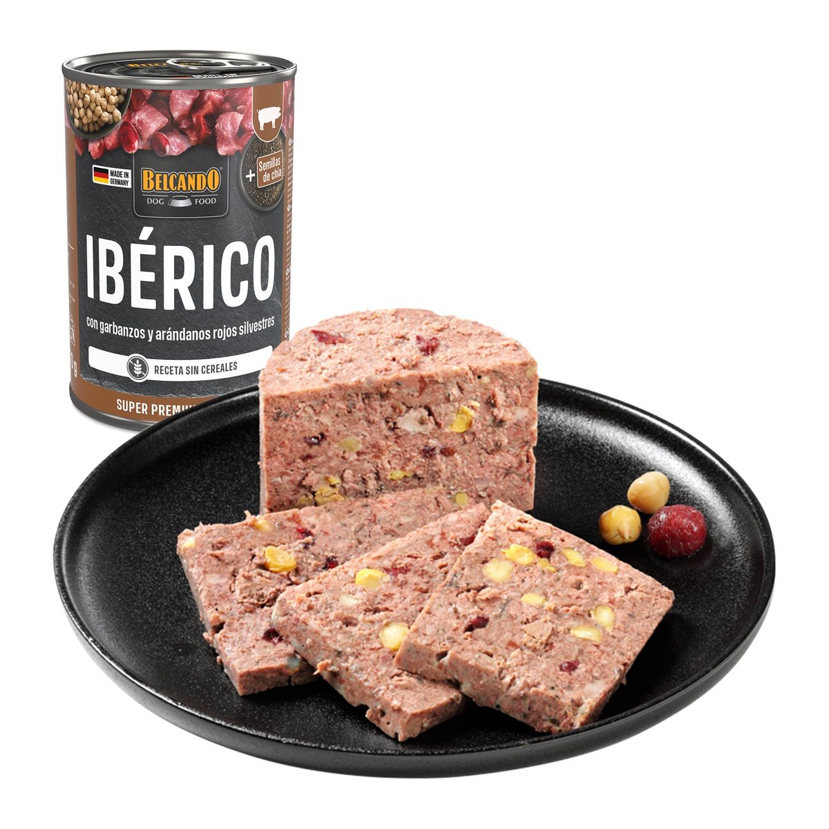 Belcando Super Premium Cerdo Ibérico Con Garbanzos Y Arándanos 400 gr · detalle