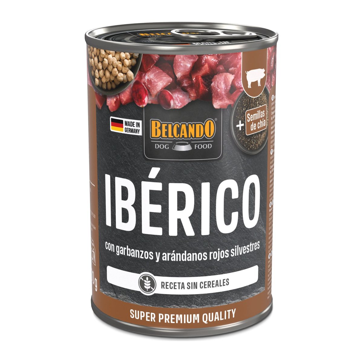 Belcando Super Premium Cerdo Ibérico Con Garbanzos Y Arándanos 400 gr