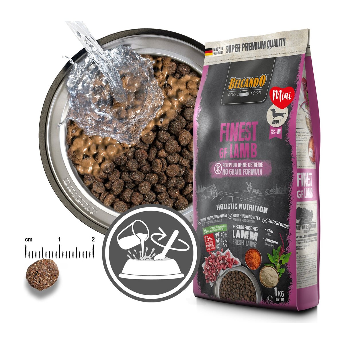 Belcando Finest GF Lamb 1 kg · detalle