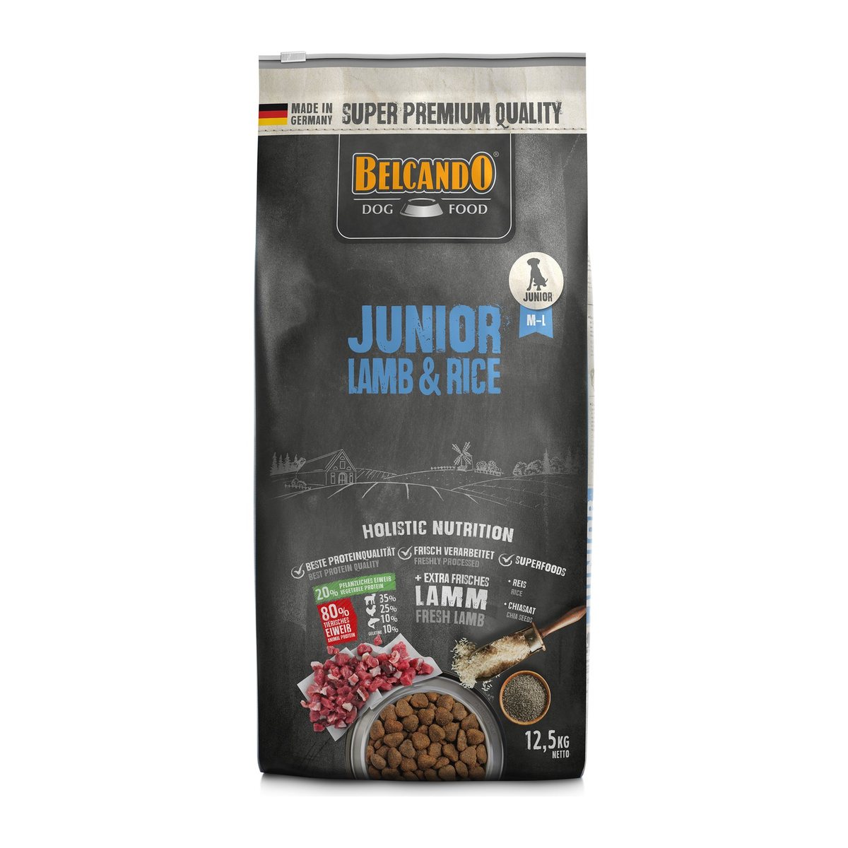 Belcando Junior Cordero Y Arroz 12.5 kg
