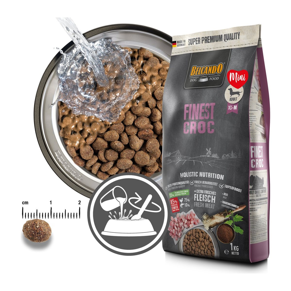 Belcando Finest Croc 4 kg · detalle