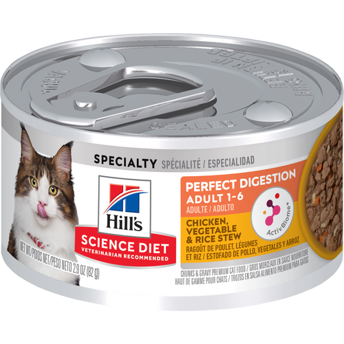 Hill's Science Diet Gato Adulto Perfect Digestion Lata 82 g
