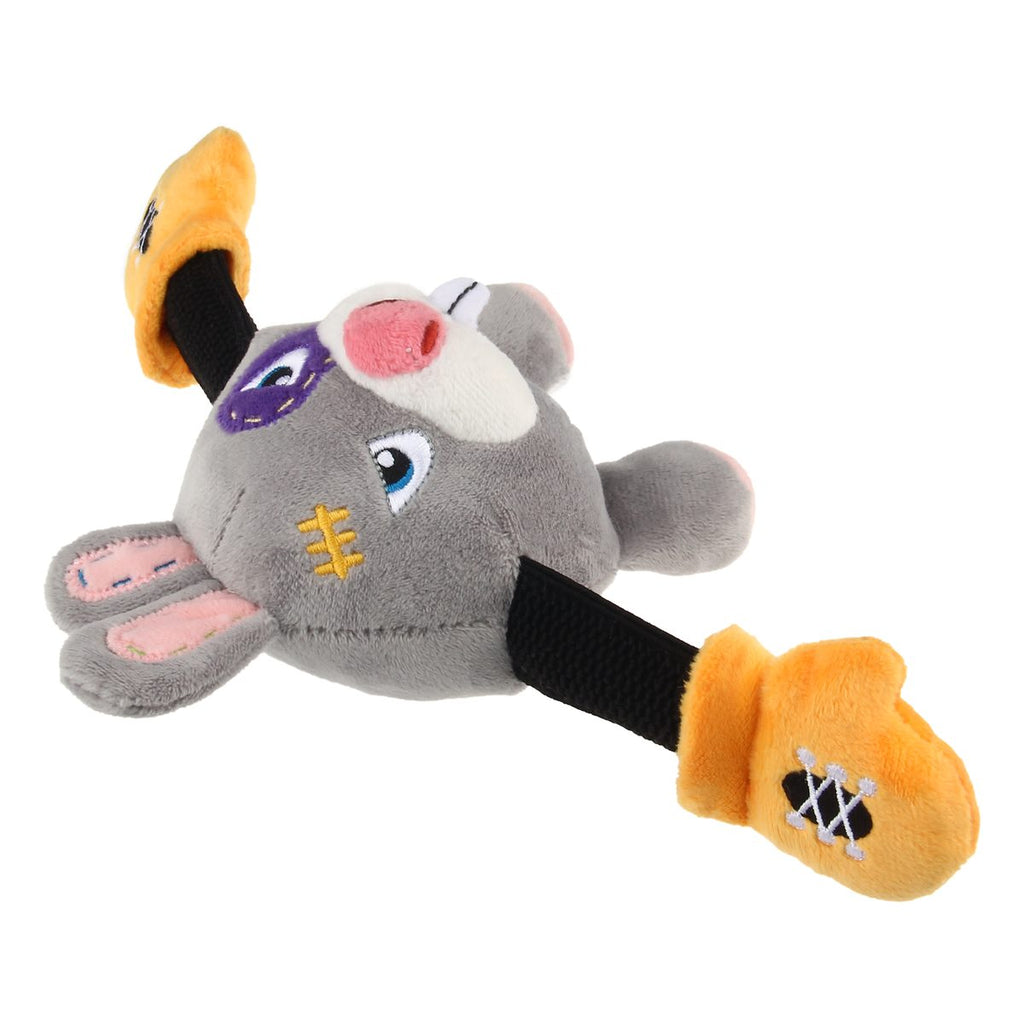 GiGwi Rock Zoo King Boxer Rabbit with Squeaker