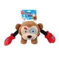 GiGwi Rock Zoo King Boxer Monkey with Squeaker