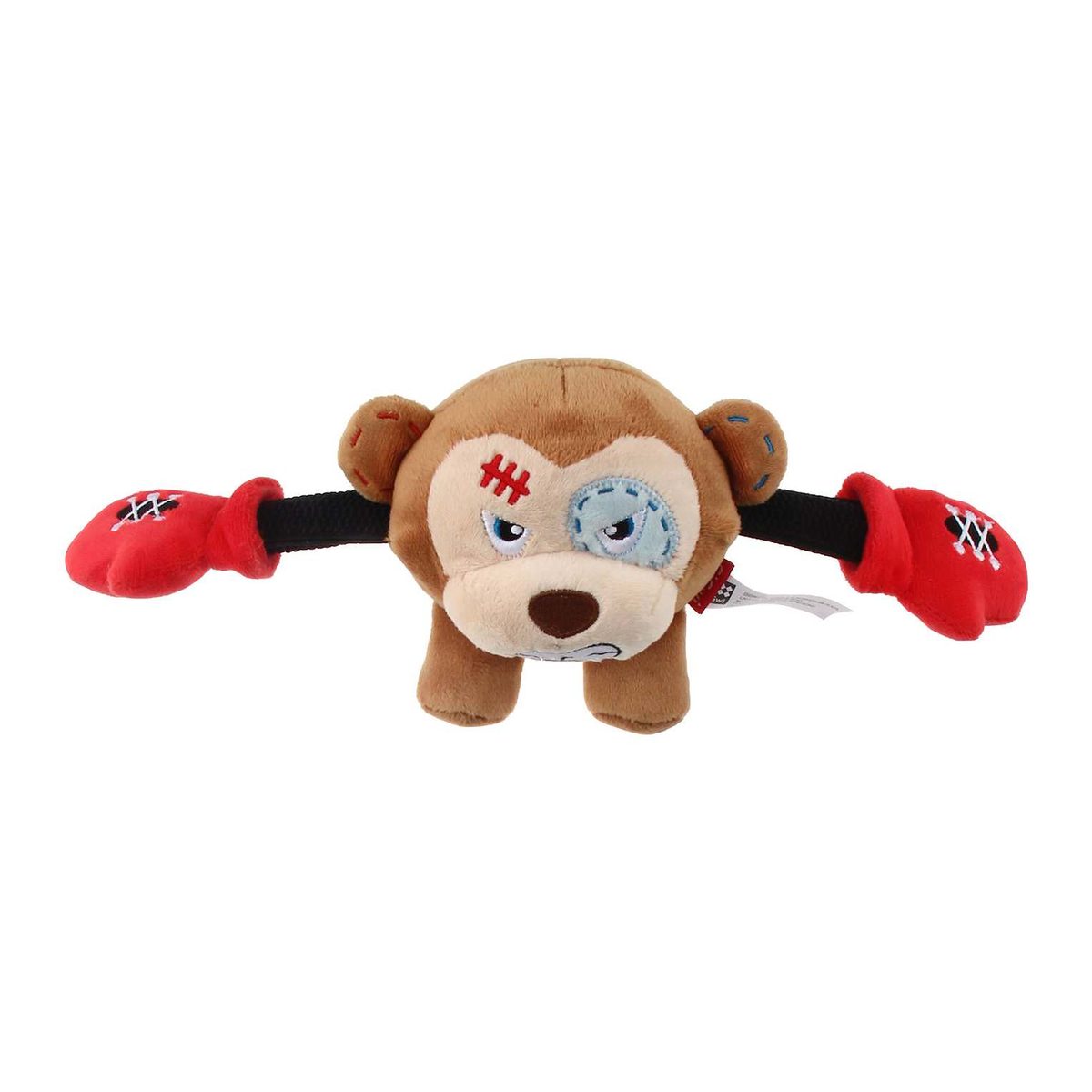 GiGwi Rock Zoo King Boxer Monkey with Squeaker